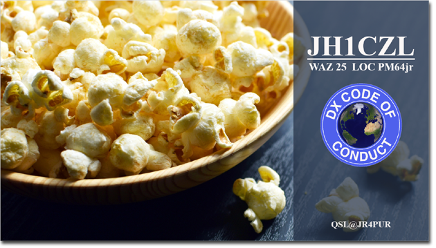 QSL@JR4PUR #490 - Popcorn